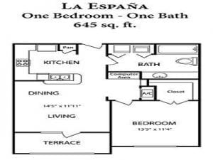 One Bedroom Apartment For Rent