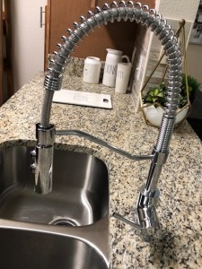 Two Bedroom Apartment Rentals in Northwest Houston, Texas - Model Kitchen Sinks with Pull Down Faucets                                                     