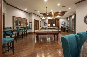 Apartments for Rent in Northwest Houston, Texas - Clubhouse Pool Table and Seating Areas