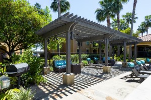  Apartments for Rent in Northwest Houston, TX - Pergola with Grilling Area