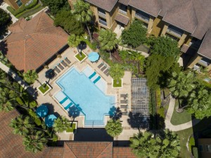 Apartments for Rent in Northwest Houston, TX - Aerial View of Community & Pool (3)  